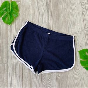 American Apparel short shorts navy blue